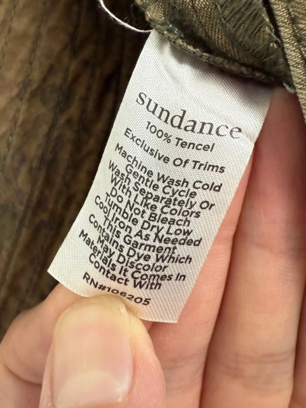 Sundance Garden Joy Tencel Bermuda Cargo Shorts 8 - Picture 7 of 7
